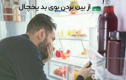 از بین بردن بوی بد یخچال